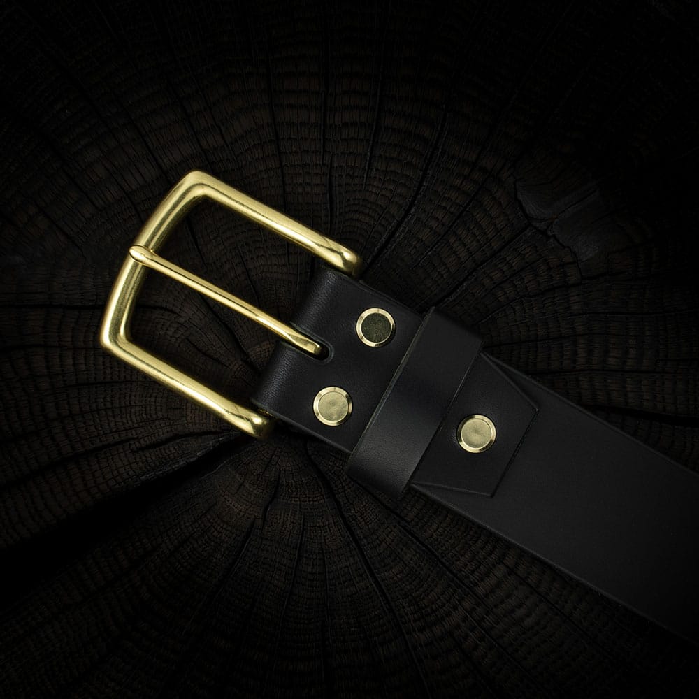 Meeste nahast püksirihm - Tume pruun